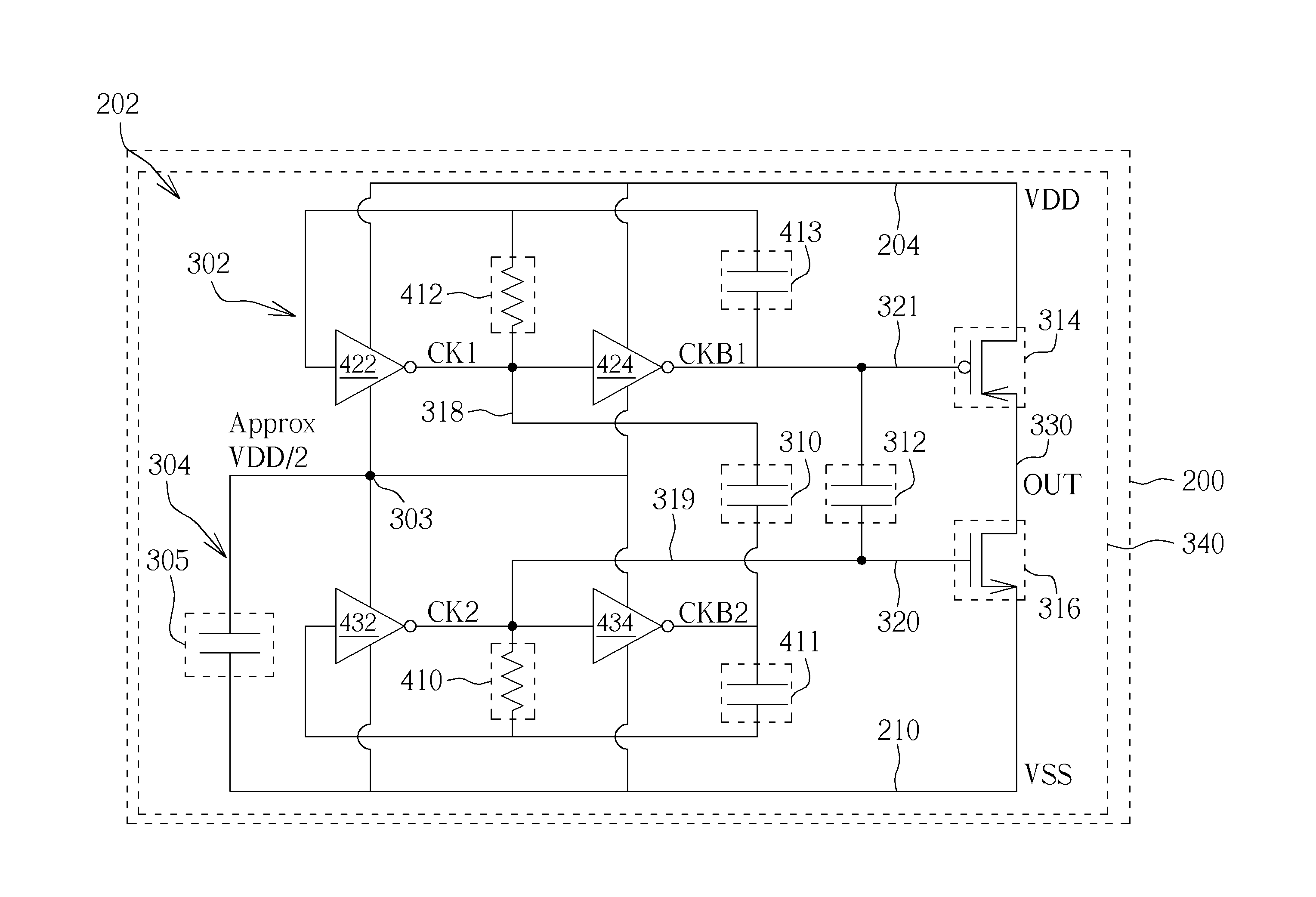 Cross-coupled oscillator, integrated circuit and electronic device