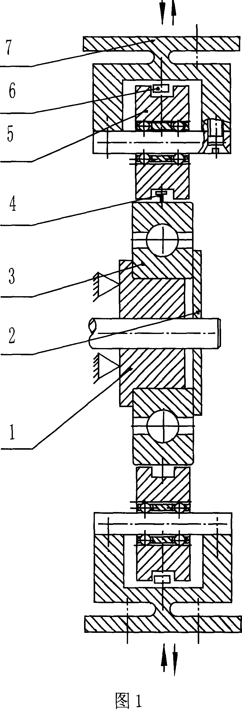 Light and ultralight heavy-load radial-bearing radial-play measuring device