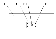 Transmission tower plate-type single rope foundation structure