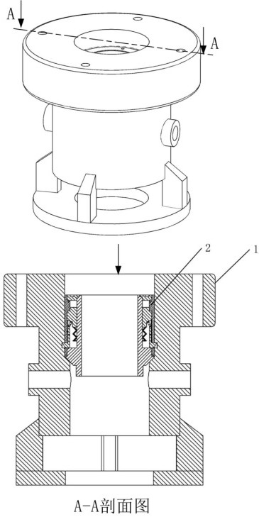 Mandrel type casing head and using method thereof