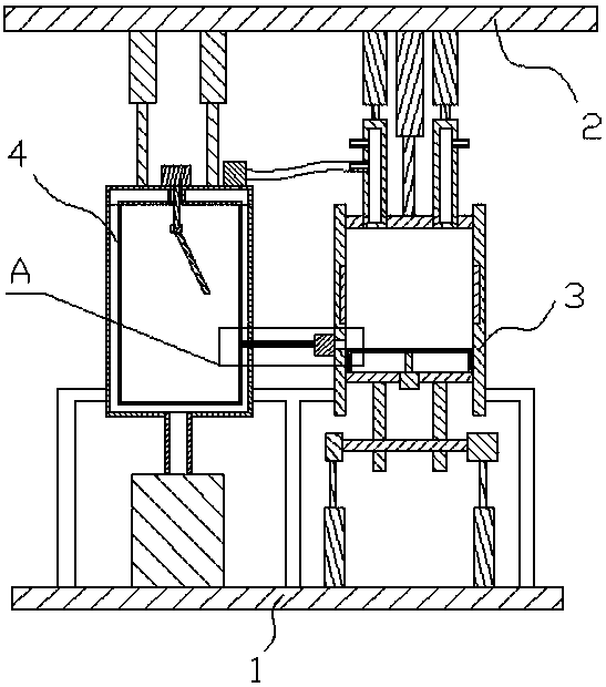 Filtering and hydration all-in-one machine for refining soybean oil