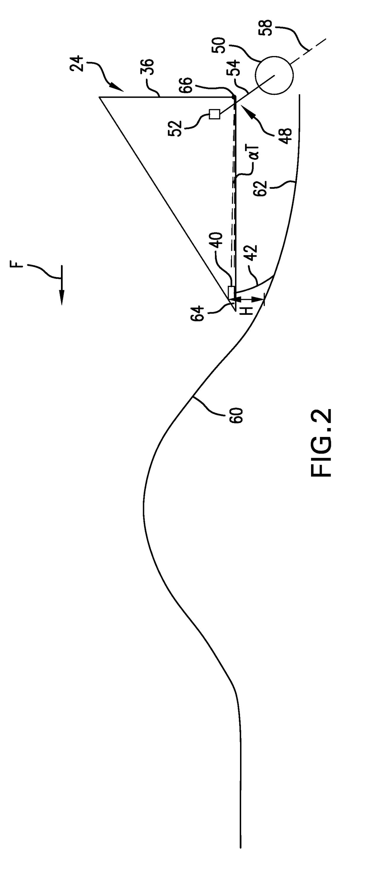 Header height control system with multiple height sensors