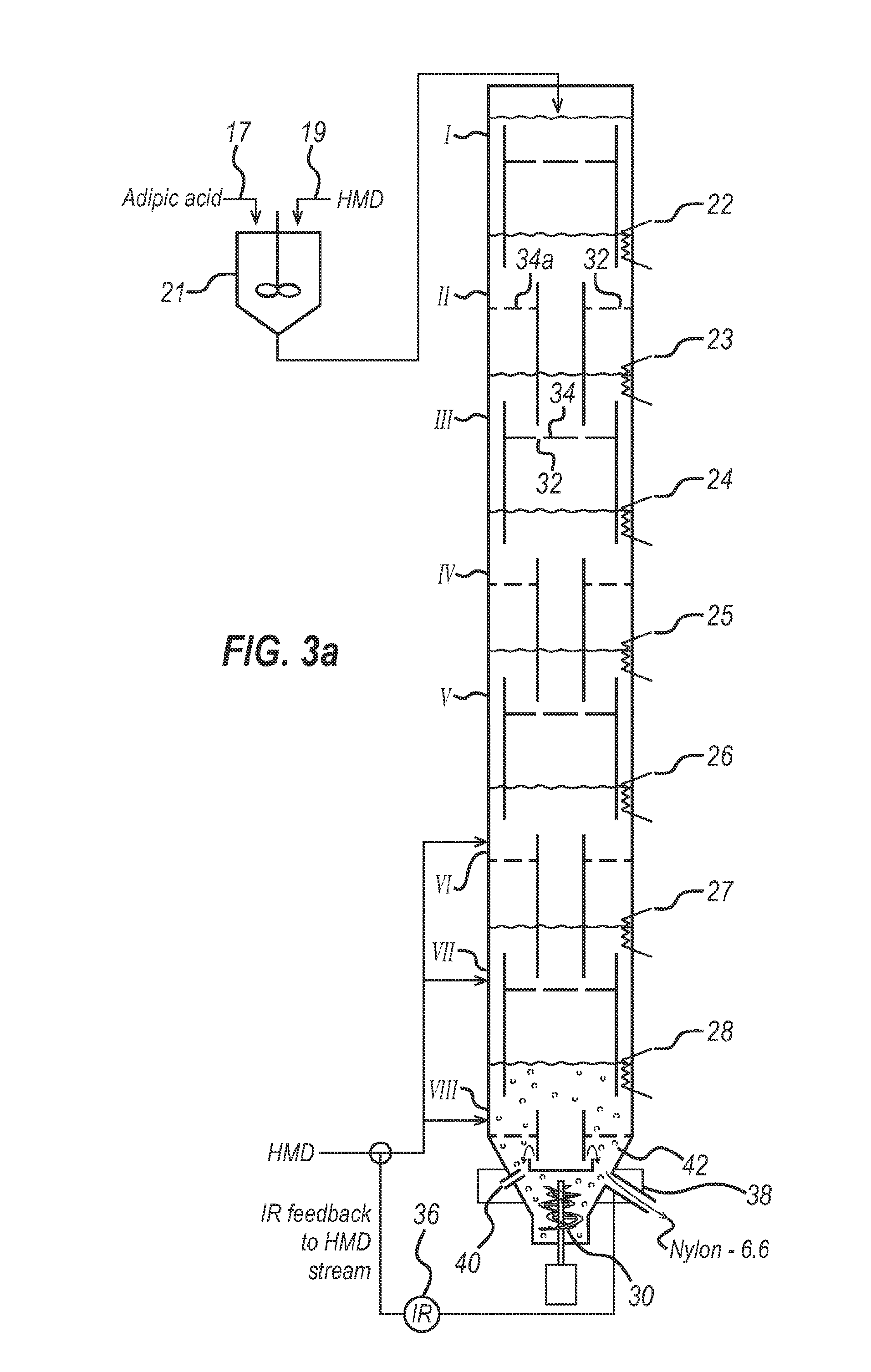 Continuous polyamidation process - ii