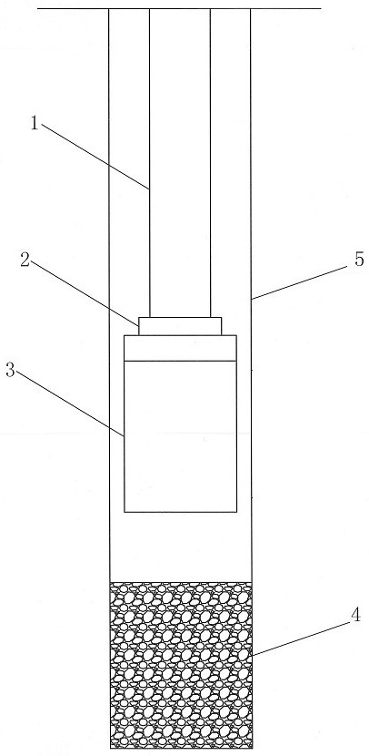 Anti-corrosion process for internally-pasted anode of high-corrosion section under oil well pump