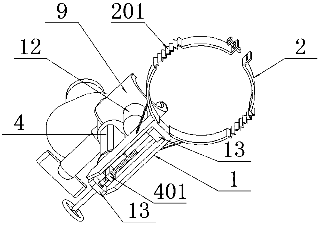 A kind of impurity removal device for sewage treatment