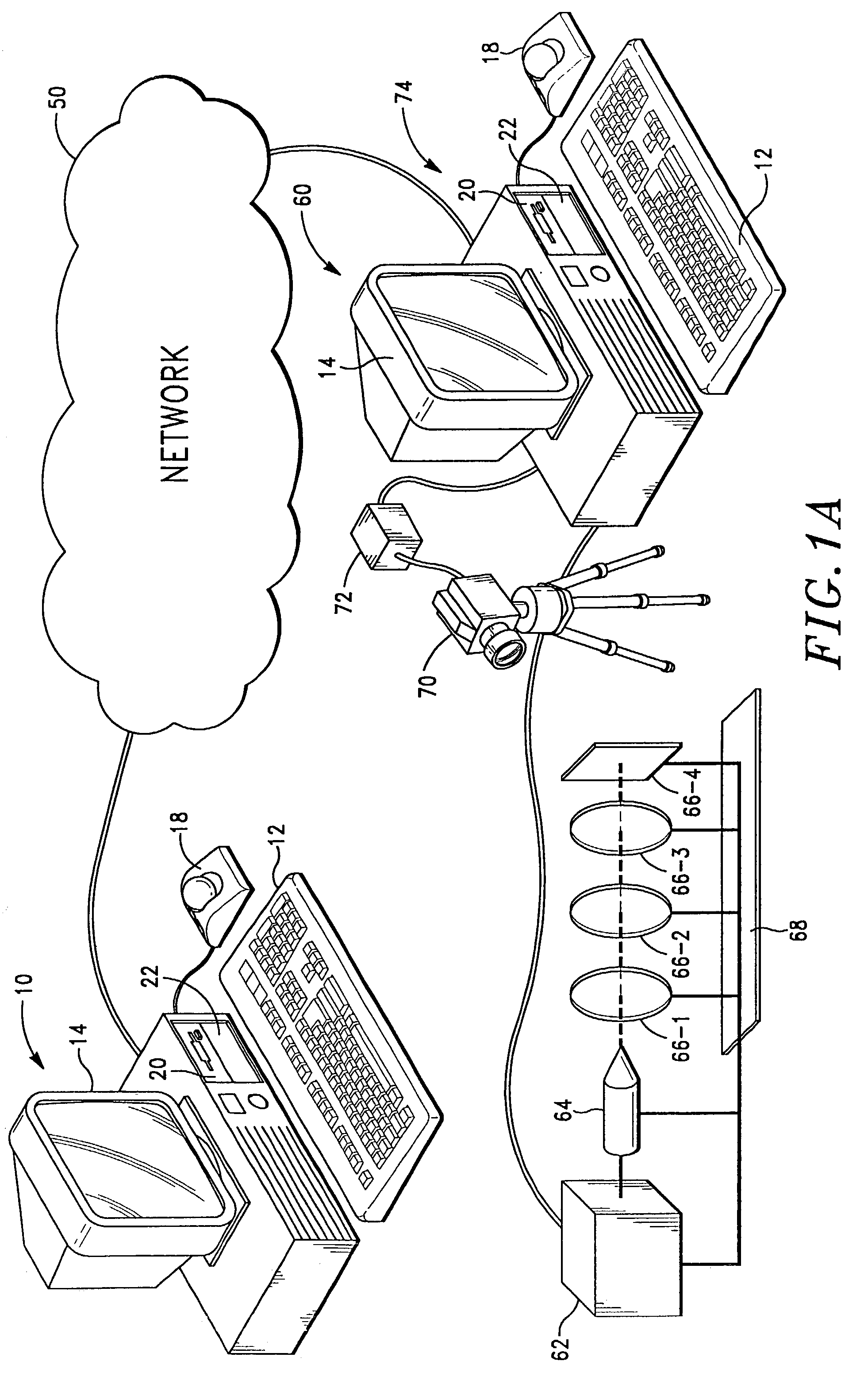 Control and observation of physical devices, equipment and processes by multiple users over computer networks