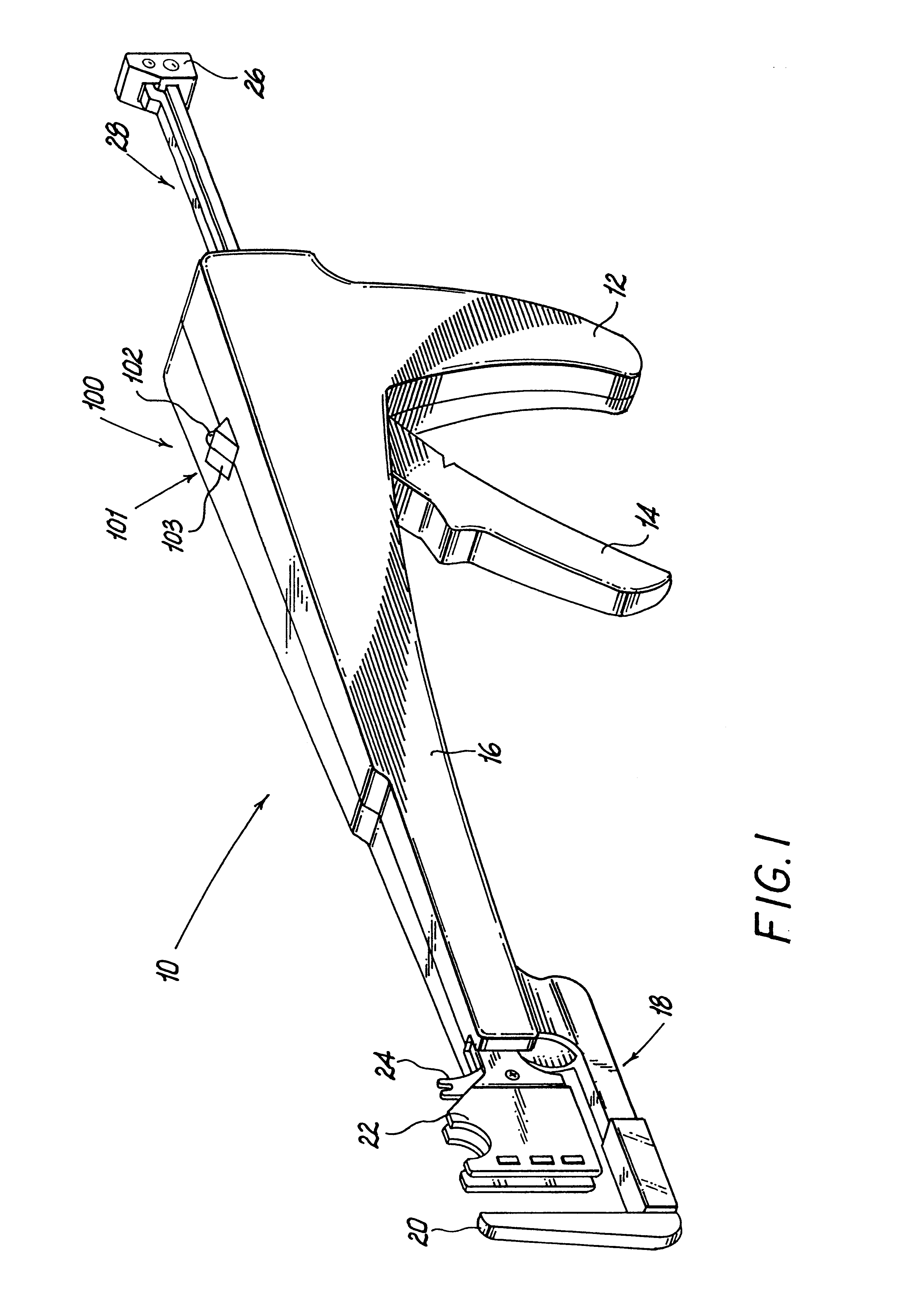 Surgical apparatus with indicator