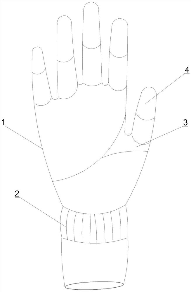 Medical-grade butyronitrile glove and production process thereof