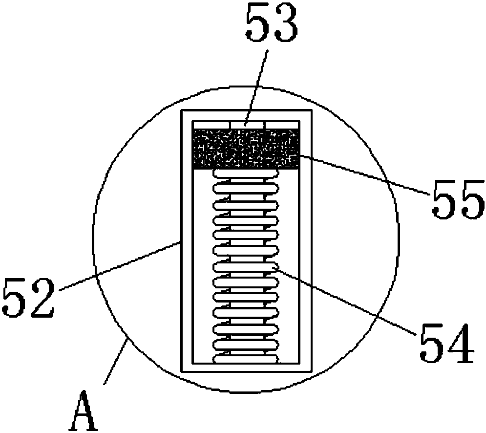 Scale scraping device for crucian carps based on fish body sizes and angles