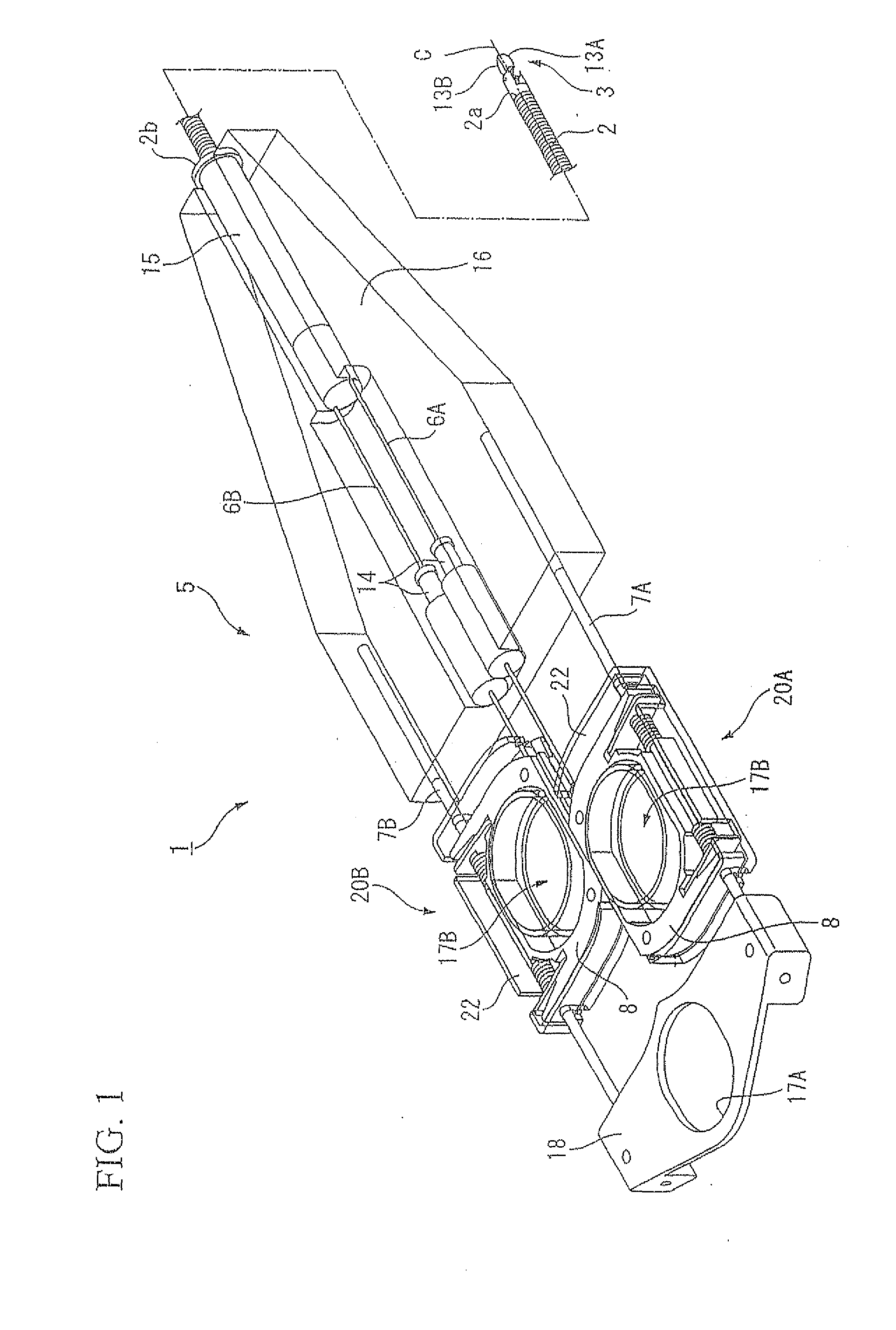 Medical intervention instrument