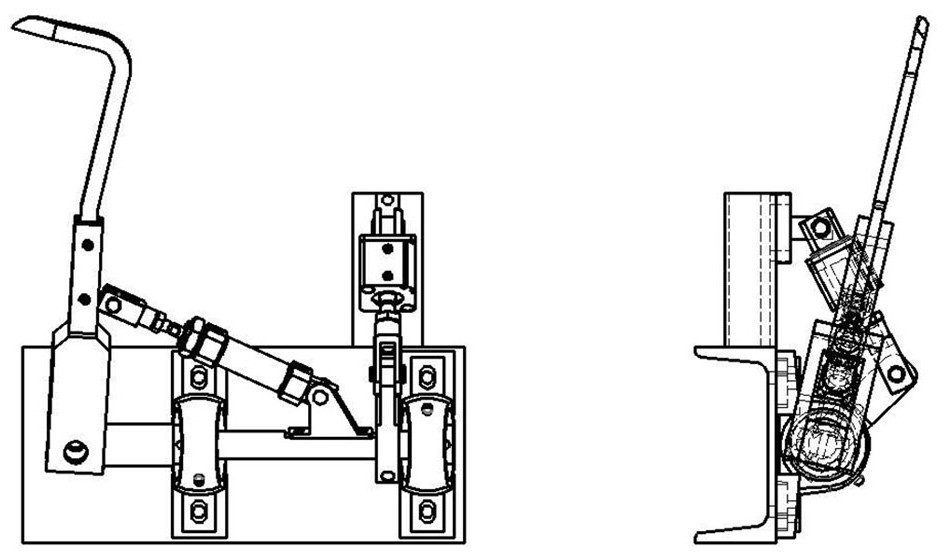 Automatic plate arranging machine for electrolytic manganese cathode plates