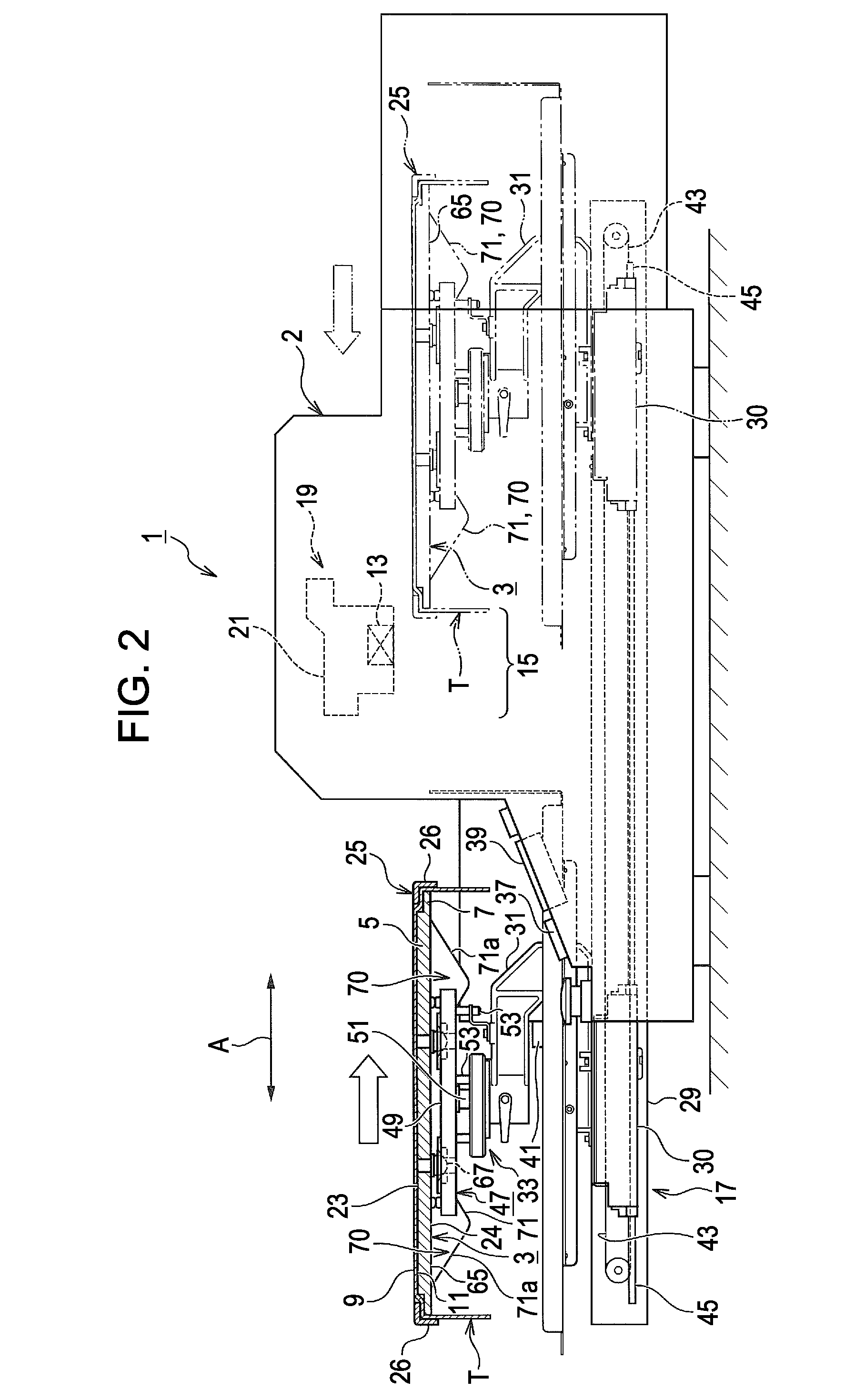 Tray, ink jet textile printing apparatus, storing method of tray, and manufacturing method of printed matter