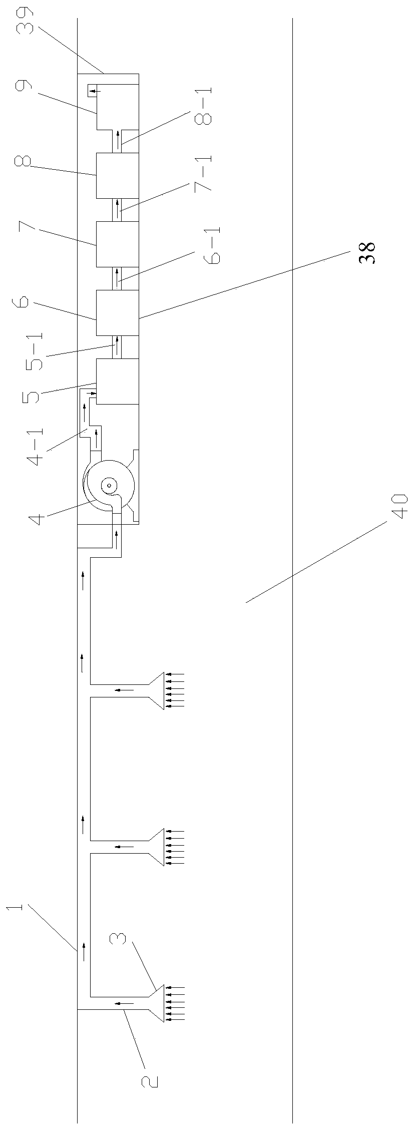 Device and method for quickly purifying fire smoke from mine roadway