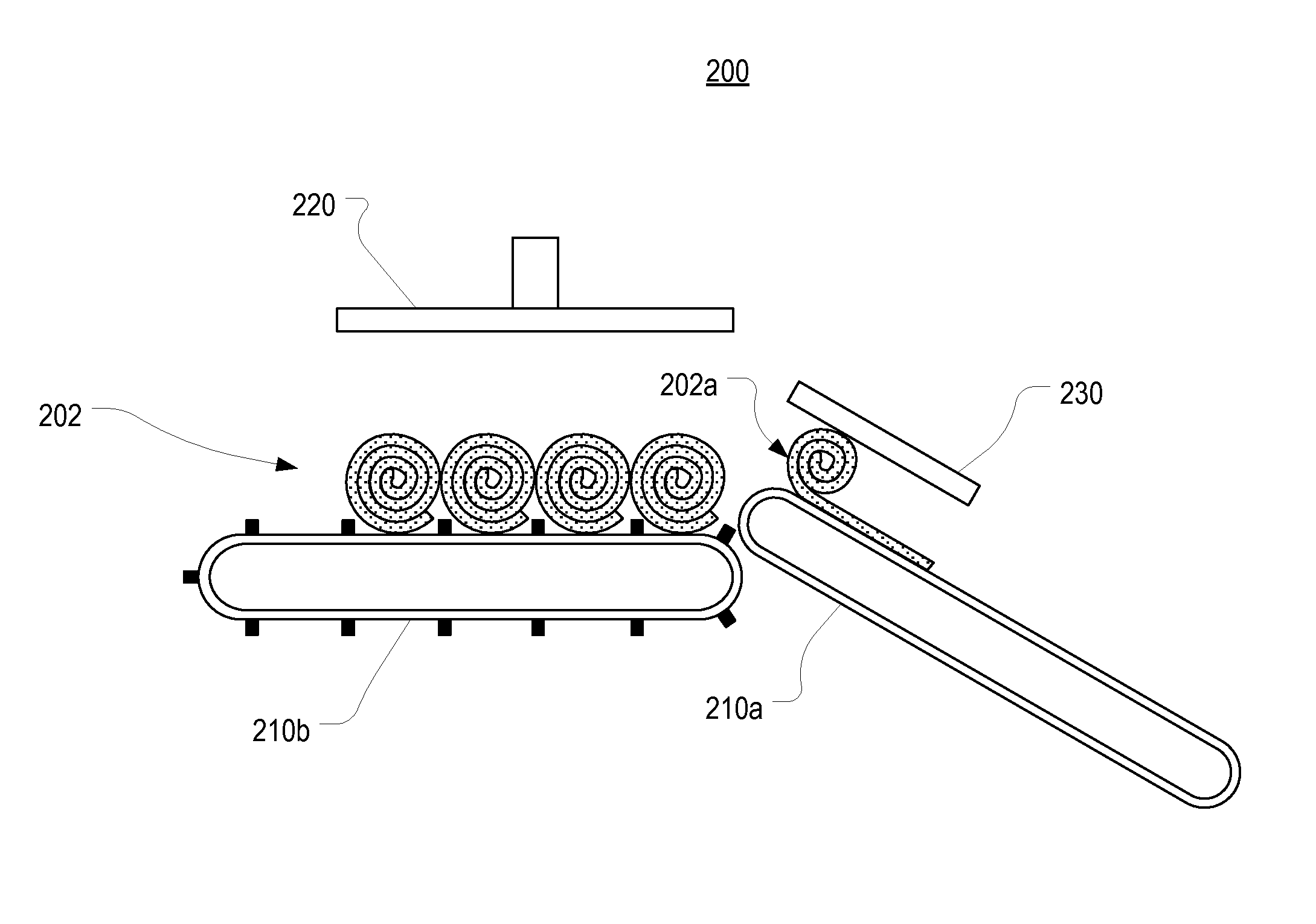 Sod harvester stacking head that is movable with a stacking conveyor