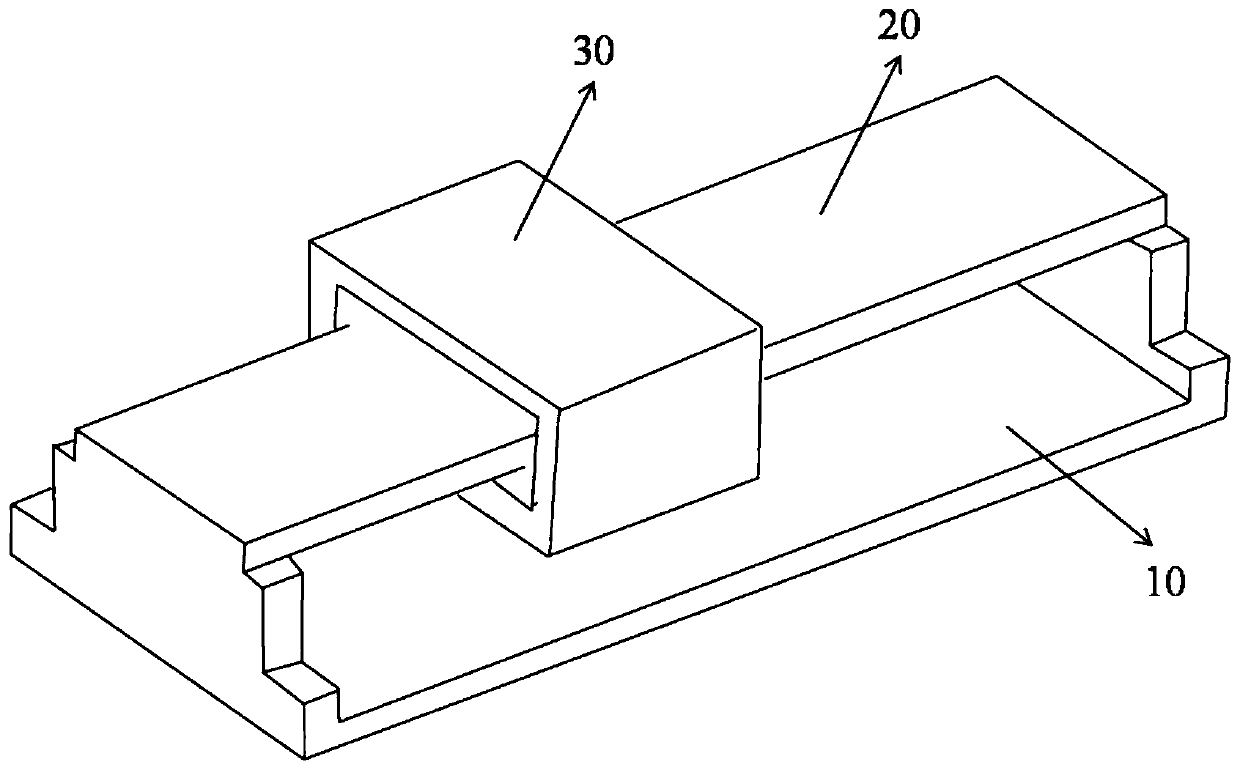 Active magnetic levitation guide rail platform and control method