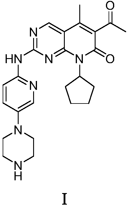 A kind of convenient preparation method of palbociclib