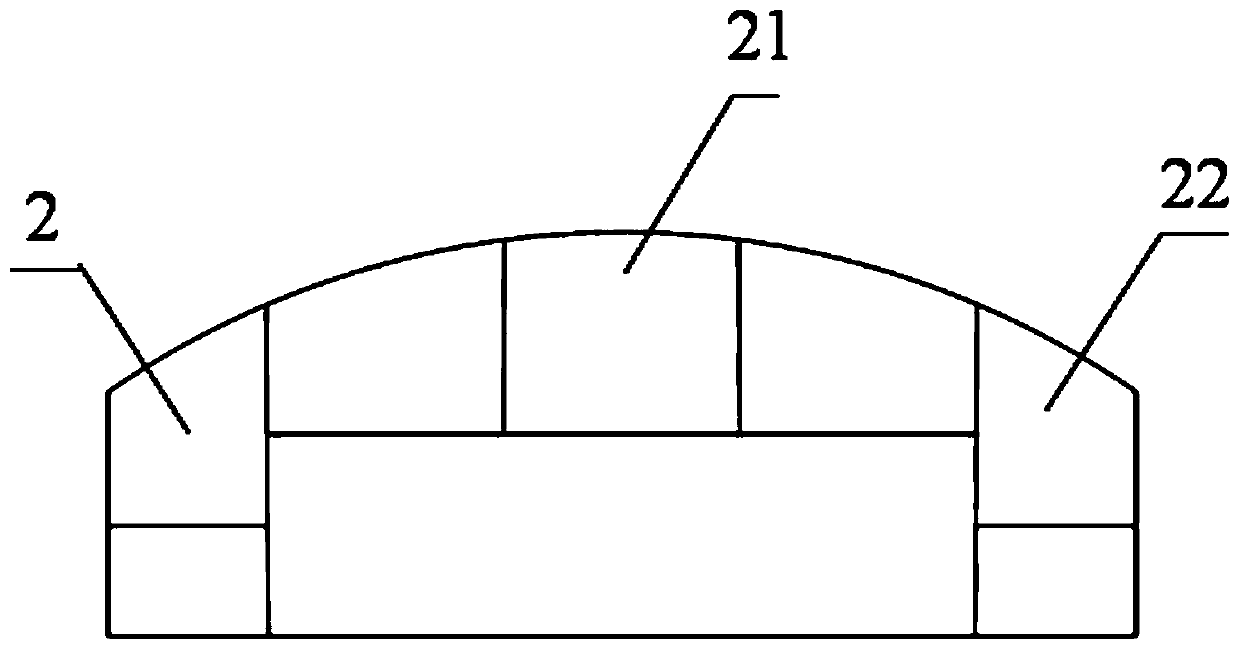 Comprehensive stage construction method for super-large-span underground cavern of fractured rock mass