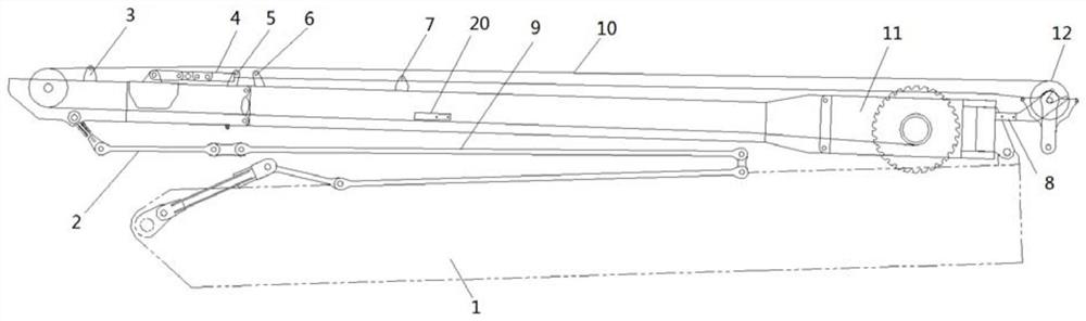 Superlift device of engineering machine and engineering machine