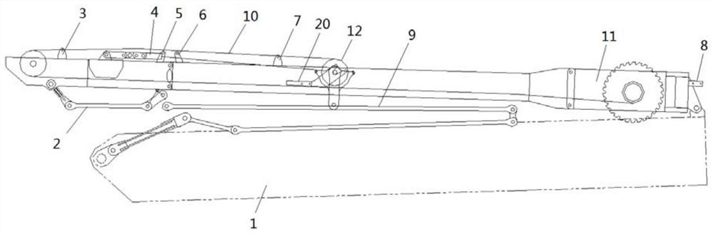 Superlift device of engineering machine and engineering machine