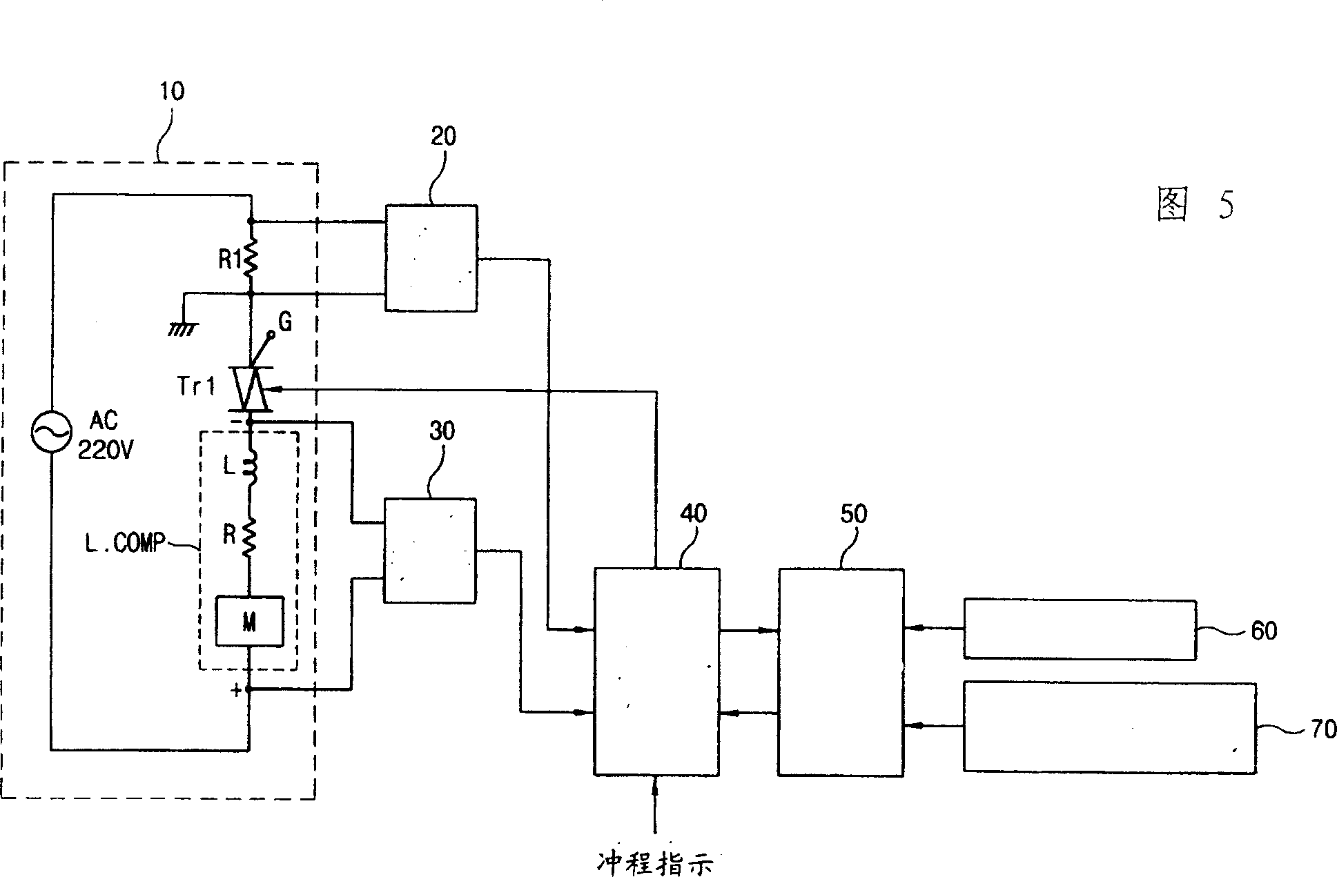 Running controlling method of reciprocating dynamic compressor