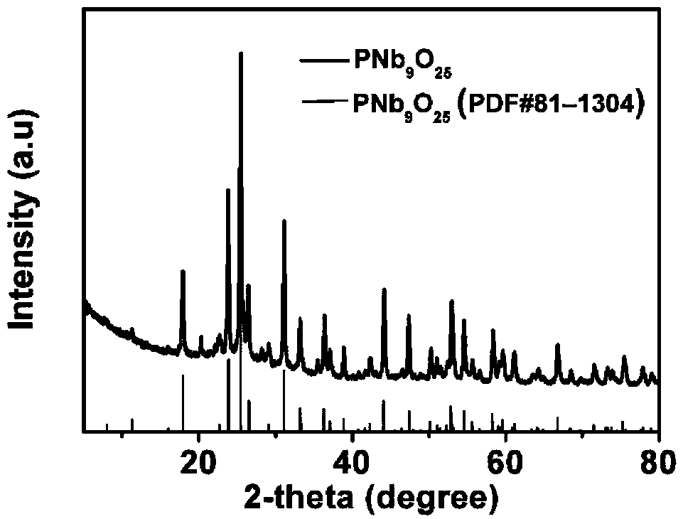 Phosphorus niobium oxide preparation method