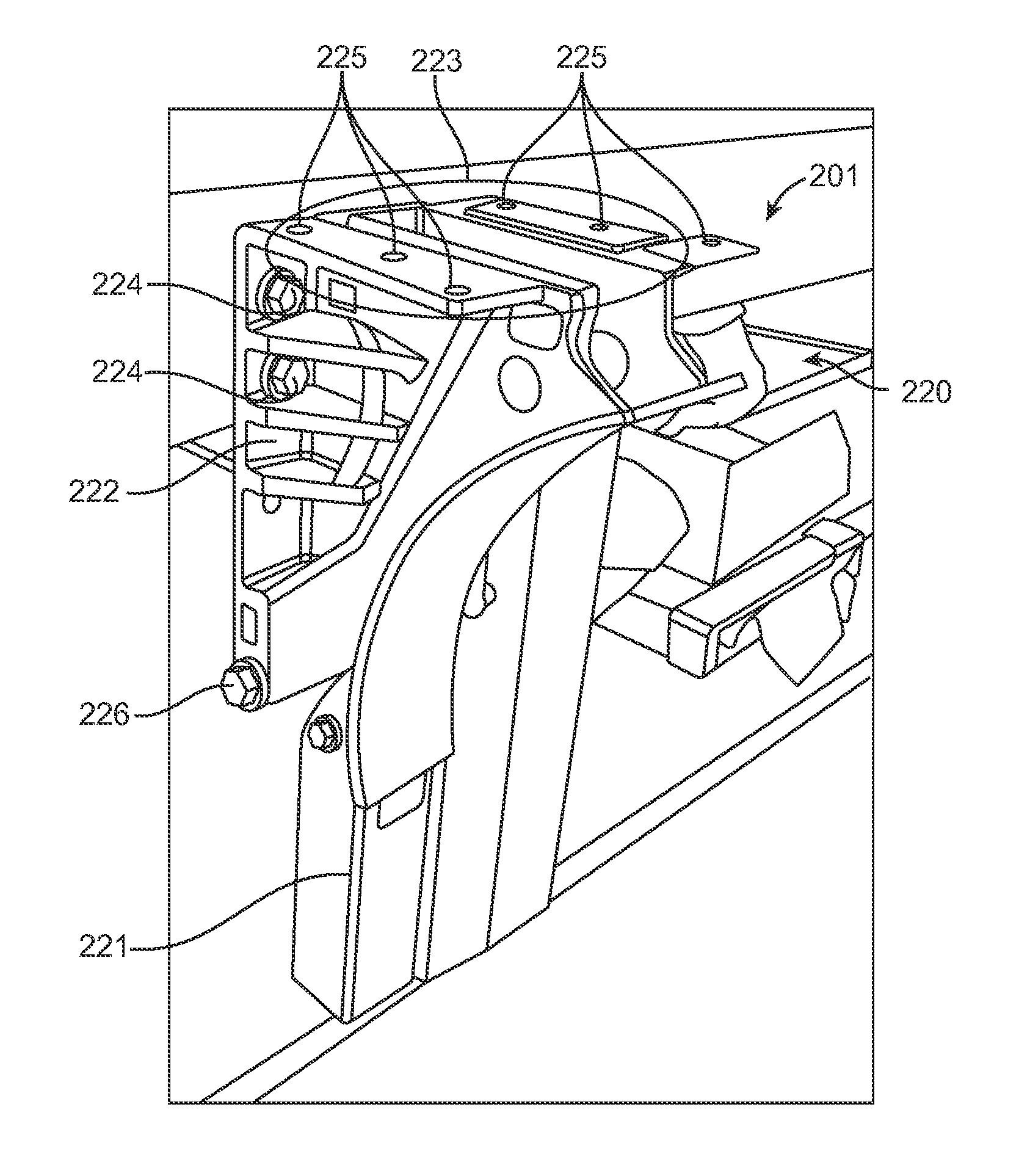 Systems and methods for mounting a fuel system
