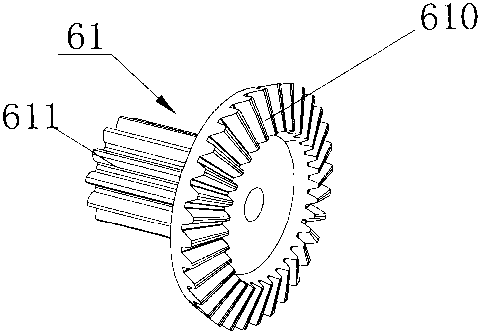 A multi-stage gear transmission system used in a stepping washing machine and the washing machine
