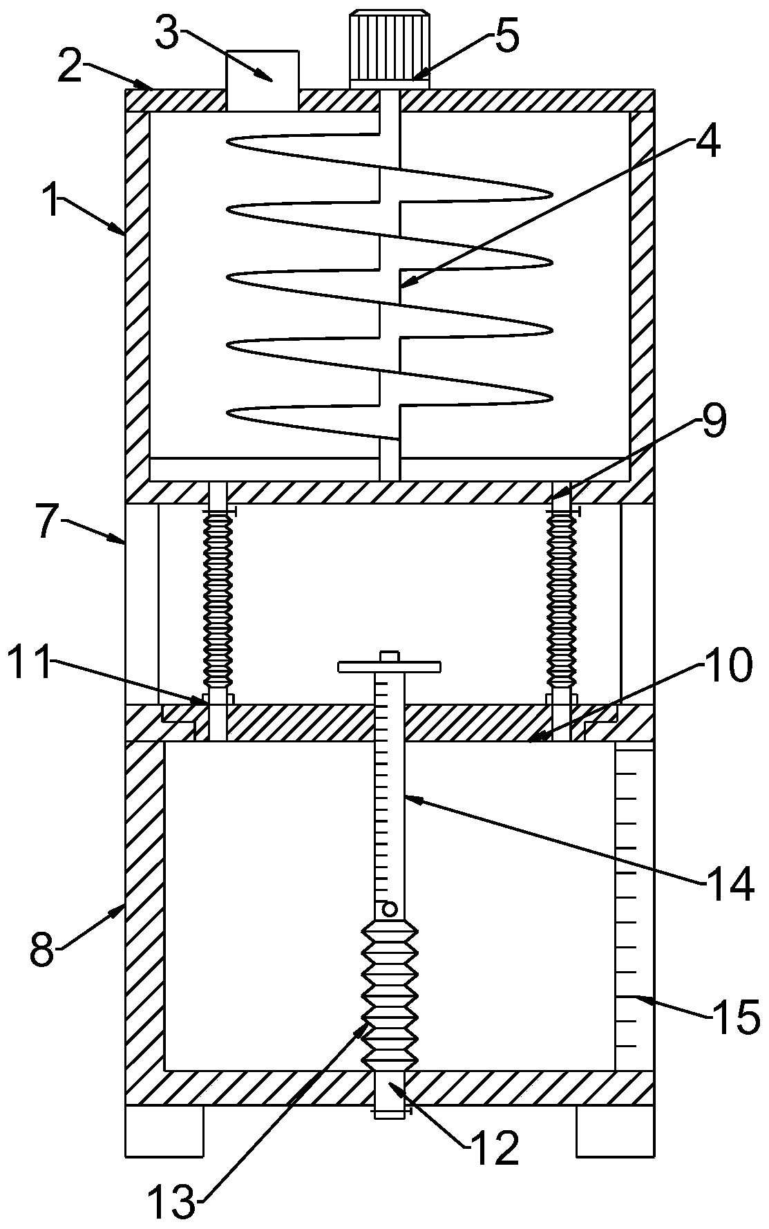 Easy-to-separate extraction device