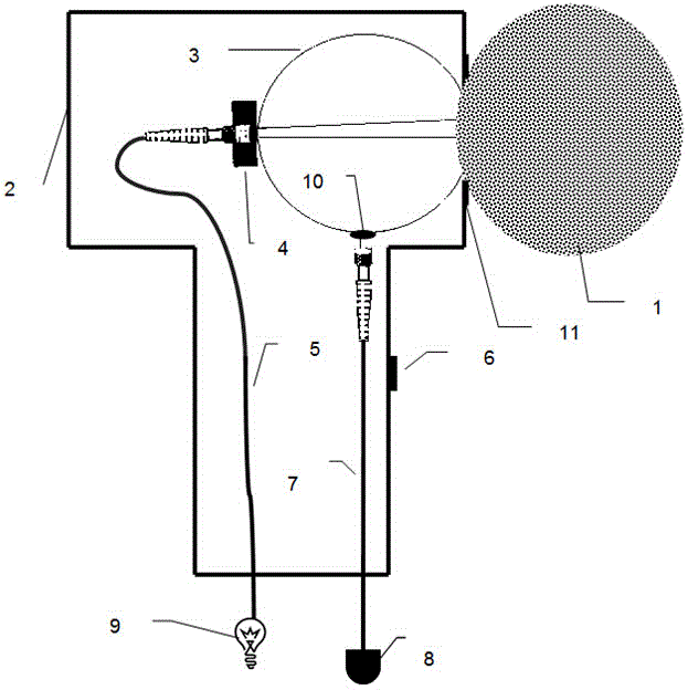 Device and method for collecting visible and near infrared spectrum of fruits in field