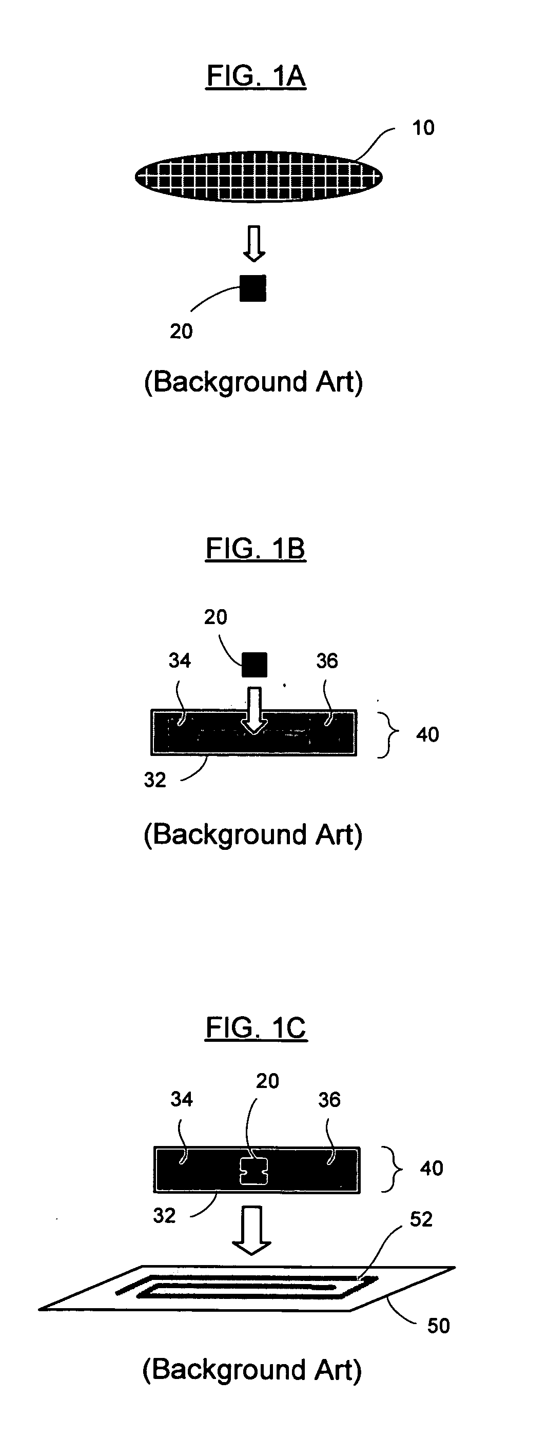 RF and/or RF identification tag/device having an integrated interposer, and methods for making and using the same