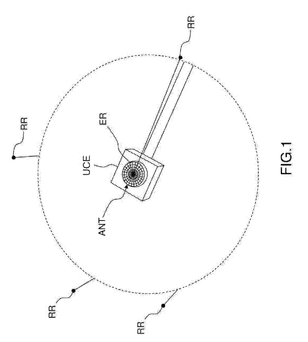 Method for determining a phase bias in the signal transmitted by at least one of the radiating elements of an active antenna, and associated device