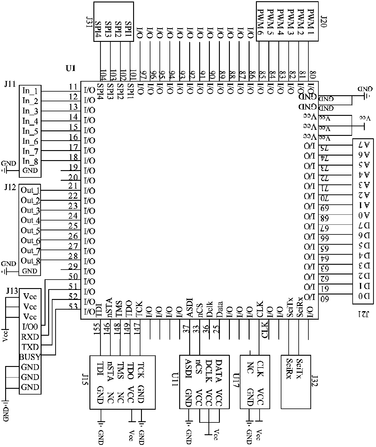 Variable frequency type three-phase photovoltaic inverter system and control method thereof