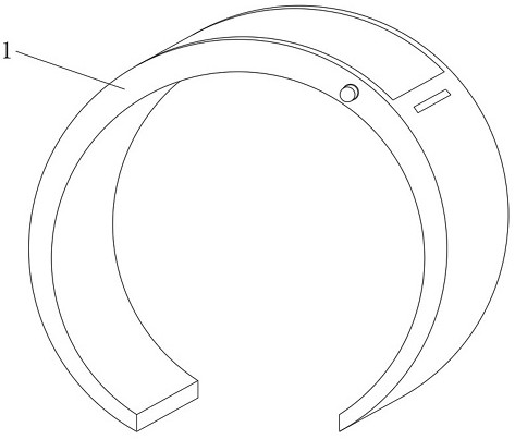 Installation structure of smart watch vibration motor