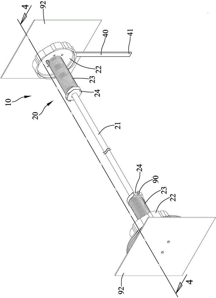 Rolling door with adjustable spring torque