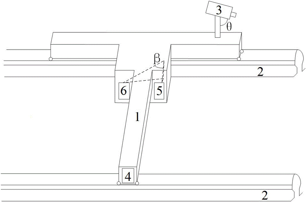 Photogrammetric method for track alignment detection of railway track