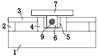 Building steel plate fixing device and using method thereof