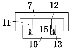 Building steel plate fixing device and using method thereof