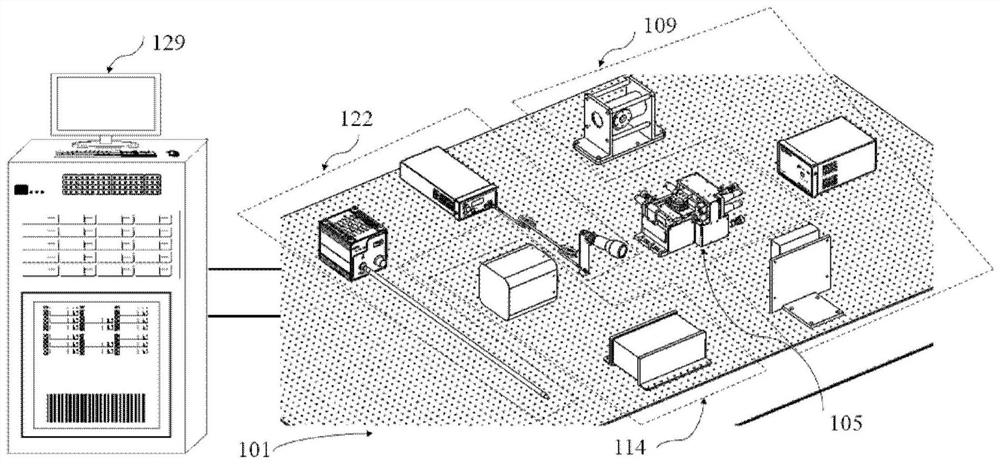 Near-infrared two-zone fluorescence tomography system