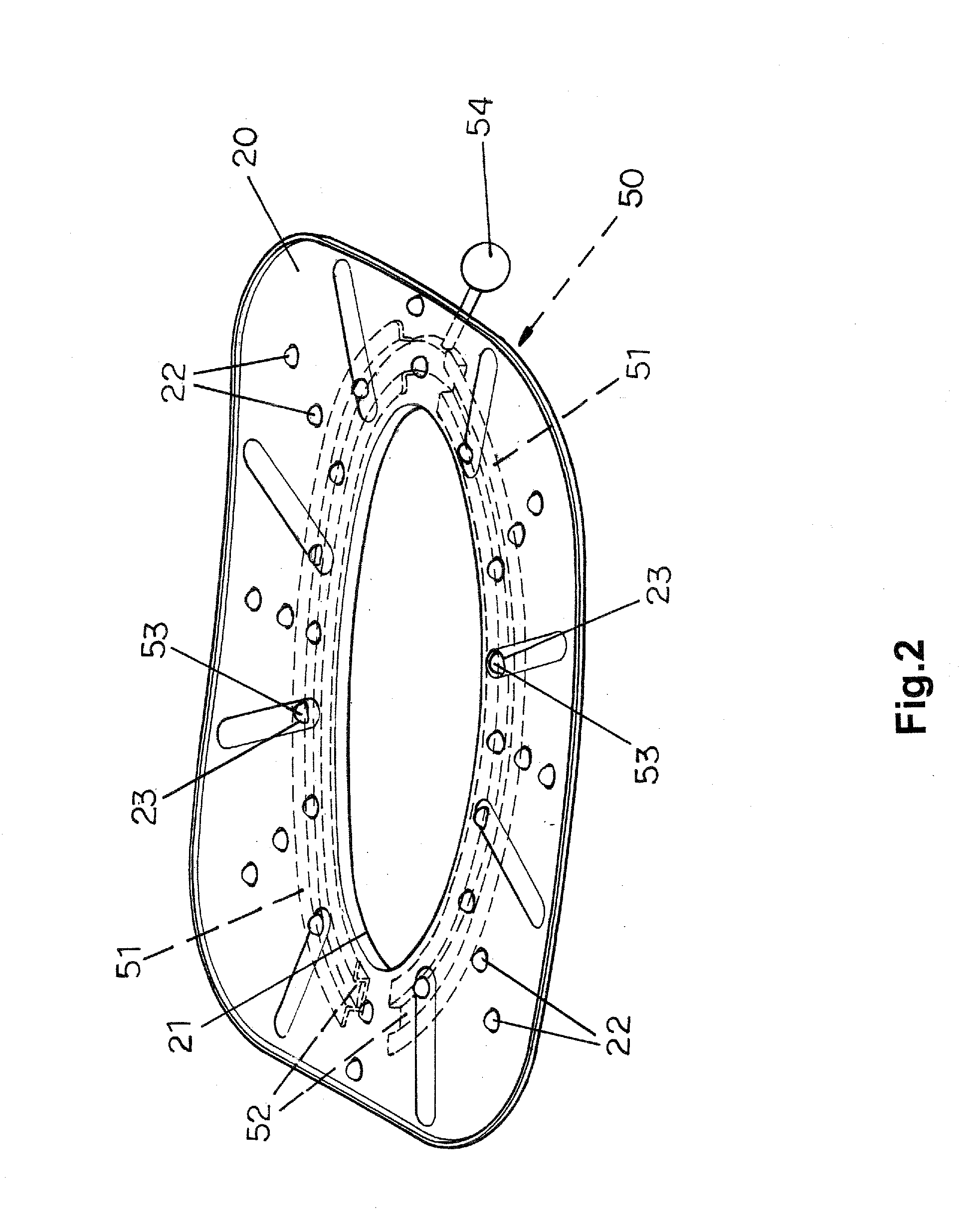 Hip swing device