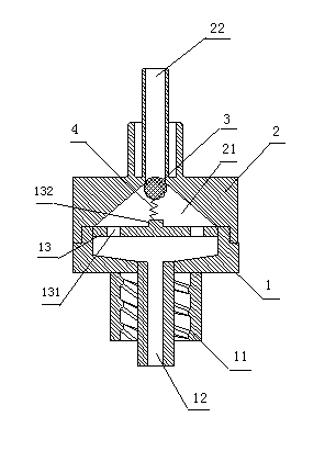 One-way valve for infusion