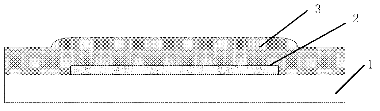 Top grid self-alignment thin-film transistor with source/drain areas raised and manufacturing method thereof