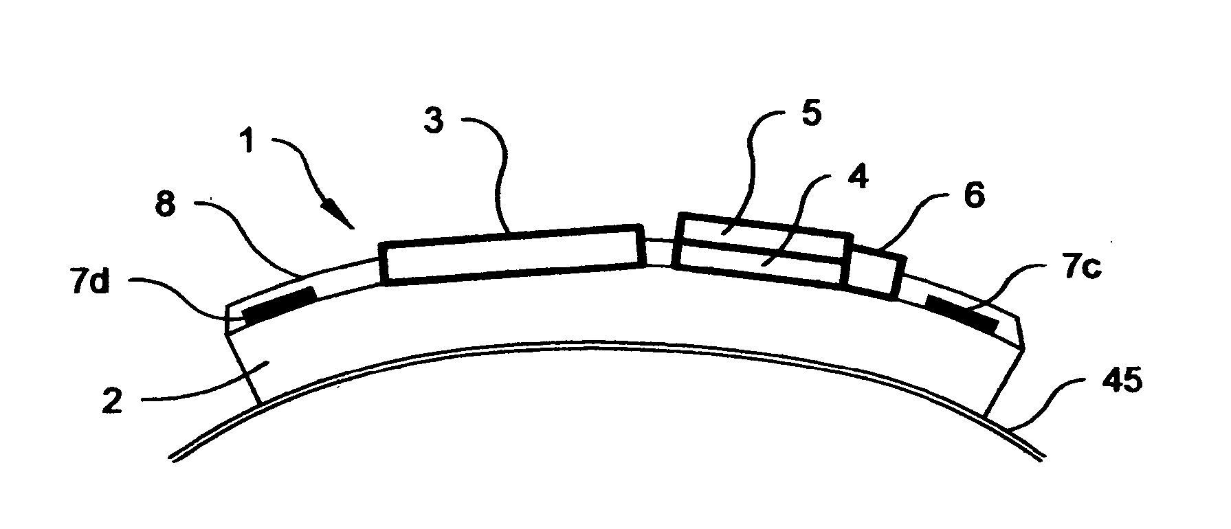 Flexible actuator with integral control circuitry and sensors