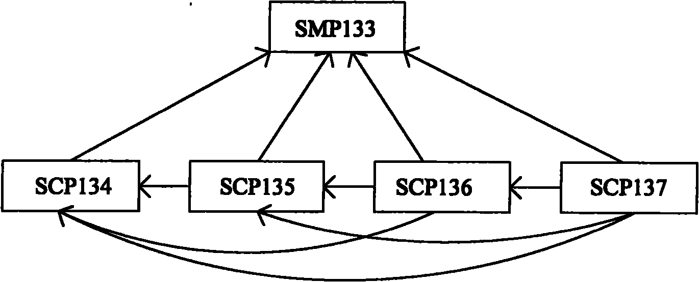 Method and system for processing links between network elements of intelligent network platform