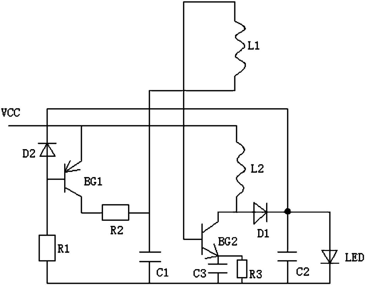 A constant voltage led drive circuit