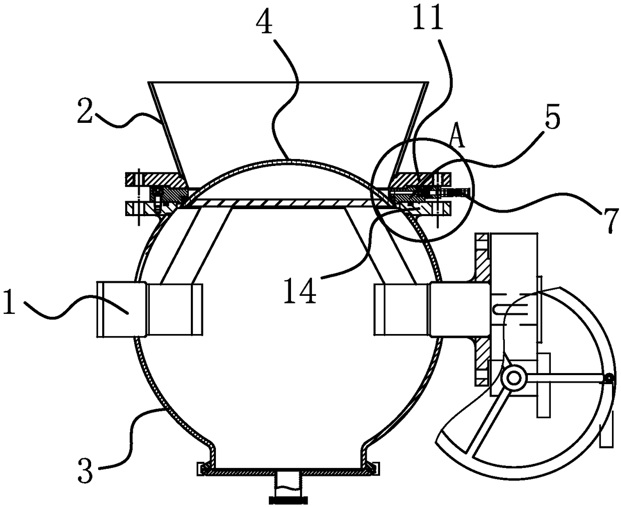 a hemispherical valve