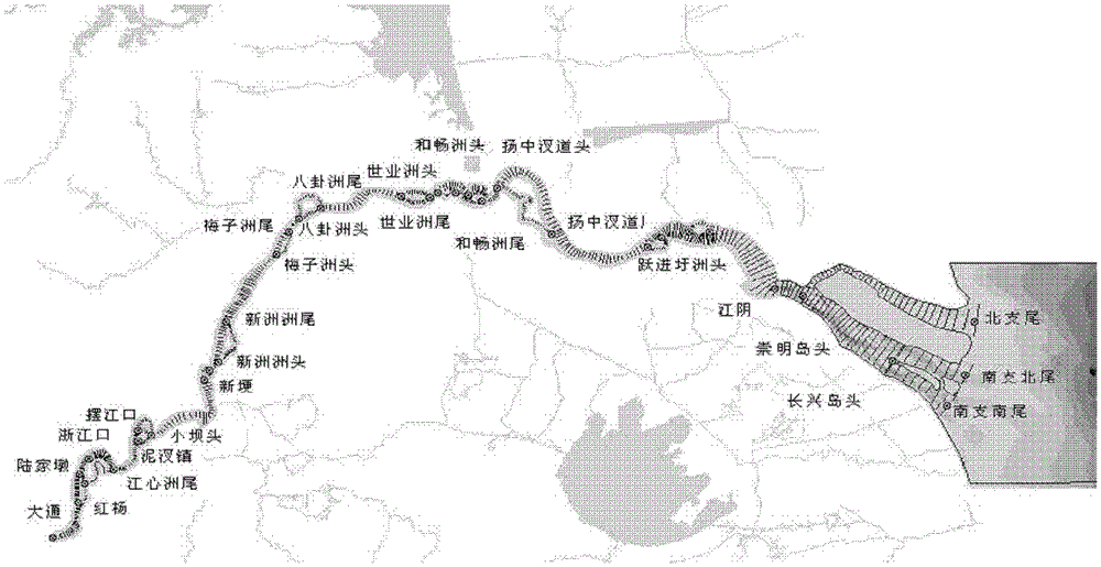 Calculation method for dynamic pollution field of sudden pollution events in complex river network