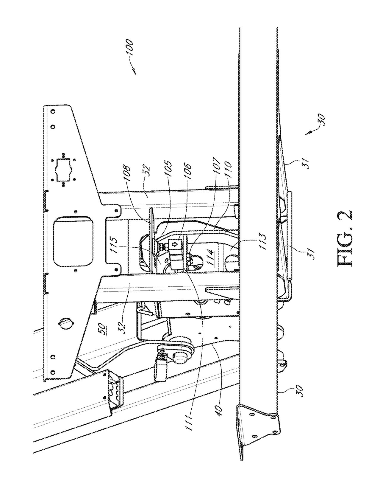 Flexible plate scale for platform load weighing