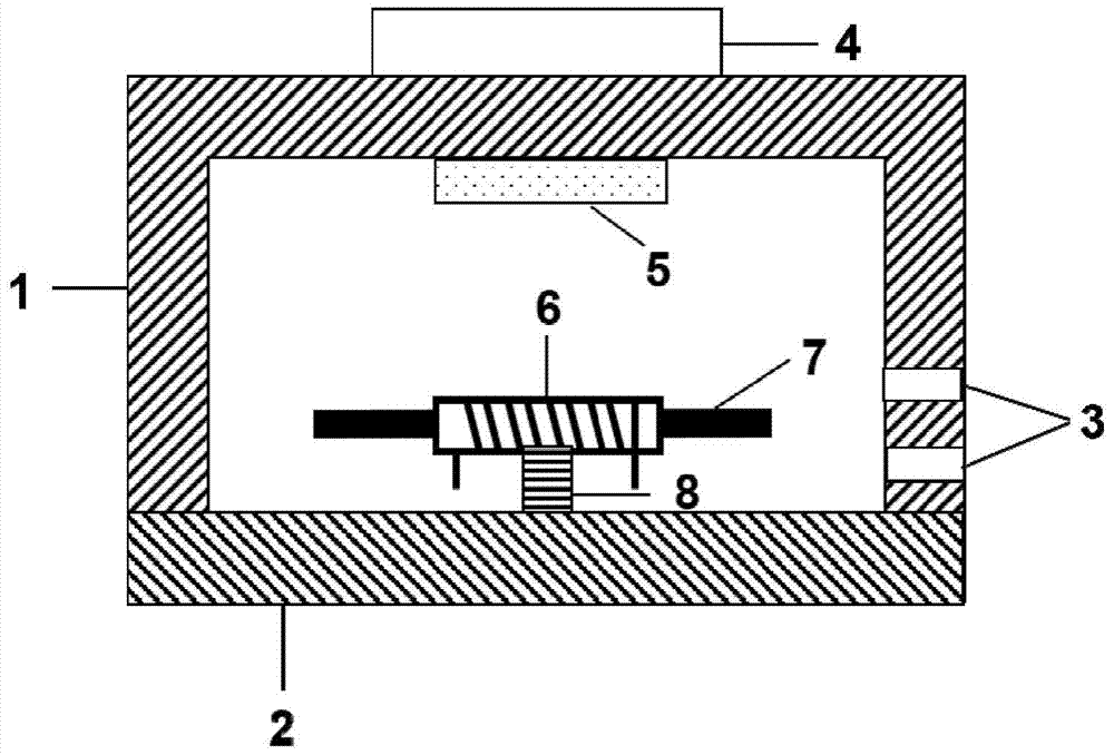 An inductive strain sensor