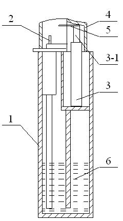 Electronic lighter with inverted piezoelectric battery pack suite with no ignition lead and manufacturing method