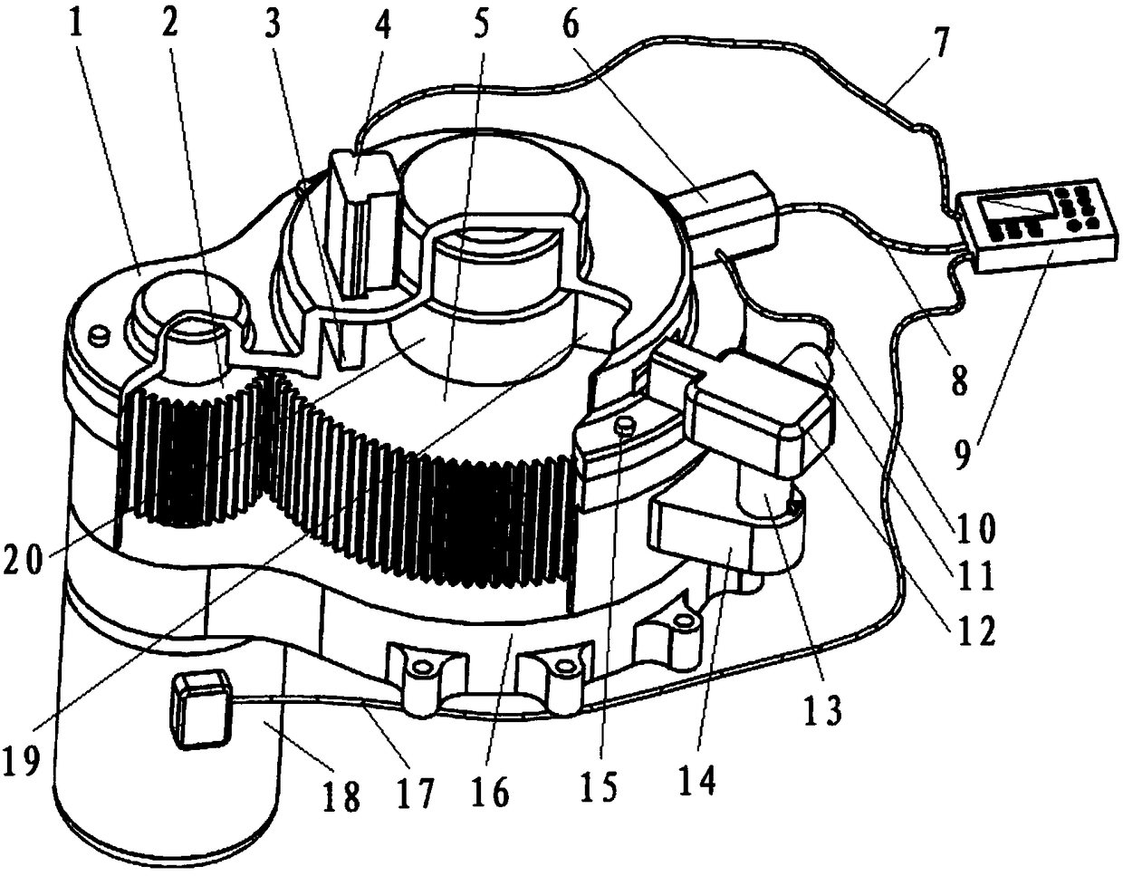 Sound-and-light coupling frequency shift encryption device